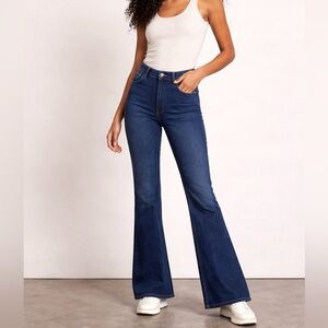 Abercrombie & Fitch The Vintage Flare High Rise Curve Love Jeans Sz 30/10R